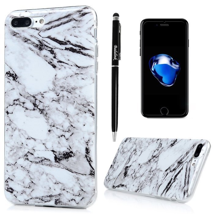 Badalink iPhone 7 Plus Case (5.5") Shockproof Drop Protection Soft TPU Bumper Protective Back Cover Flexible Colorful... N23