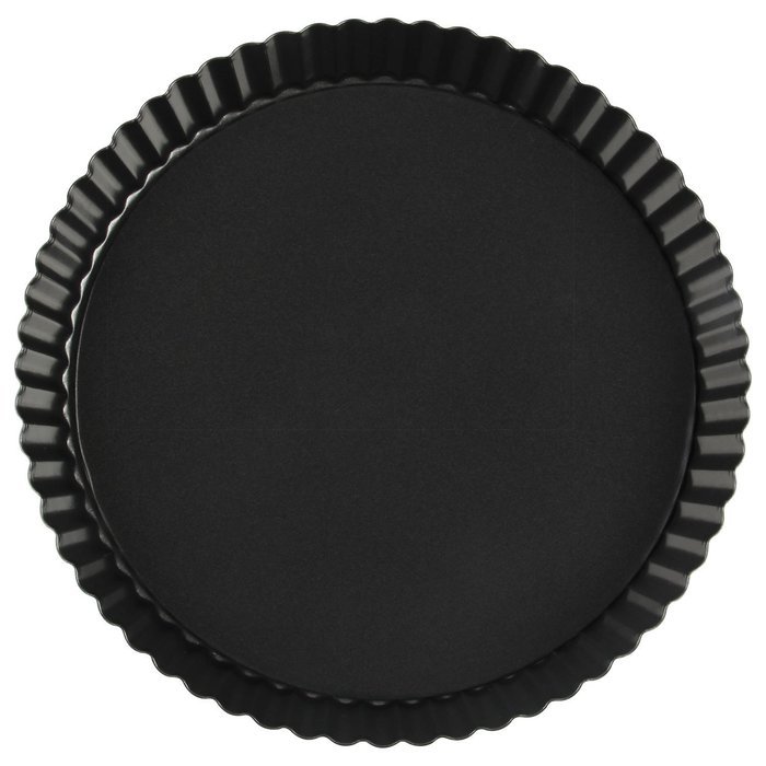Yilove Pizza Pan, Heavy Carbon Steel Round Pan, Durable, Non-stick, 8 inch N8