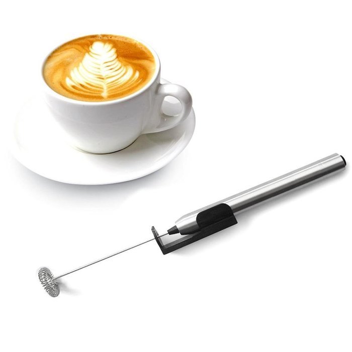 Handheld Electric Milk Frother-Napoo Milk Frothing Pitchers - Perfect Creamy Milk In Seconds - Portable For Easy... N5