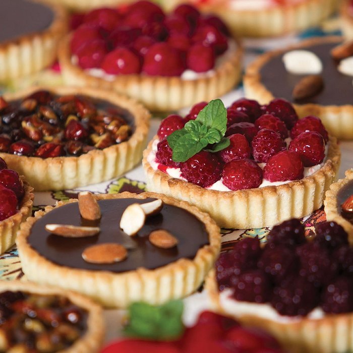 10cm Set Of 6 Loose-bottom Tart Tins N3
