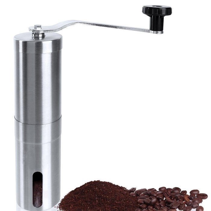 Stainless Steel Assembled Adjustable Ceramic Best Coffee Grinder with Hand Crank N2
