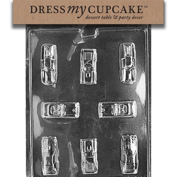 Dress My Cupcake Chocolate Candy Mold, Cars