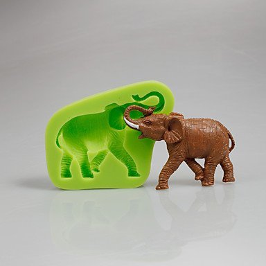 Y&XL&H Animal Elephant Silicone Mold Cake Decoration Sugarcraft Tools Polymer Clay Fimo Fondant Chocolate Candy... N2
