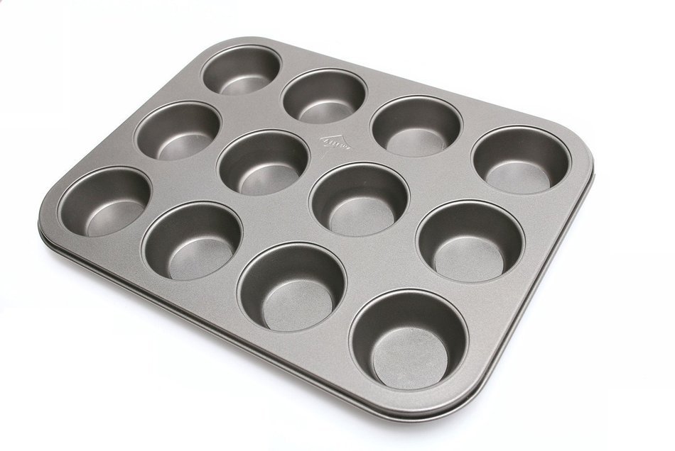 Cimostar Carbon Steel Mini Cheesecake Pan 12 Cavity N2