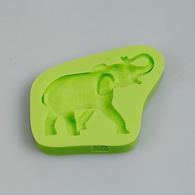 Y&XL&H Animal Elephant Silicone Mold Cake Decoration Sugarcraft Tools Polymer Clay Fimo Fondant Chocolate Candy... N3
