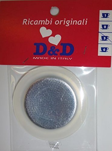 Top Moka - Spare Filter - Replacement Part Suitable for all Top Moka Coffee Makers - 3 Cups