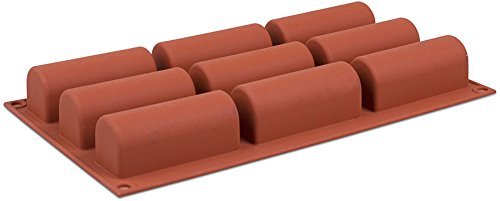 Silikomart Orange Non-Stick - Small Buche - 9 forms N3