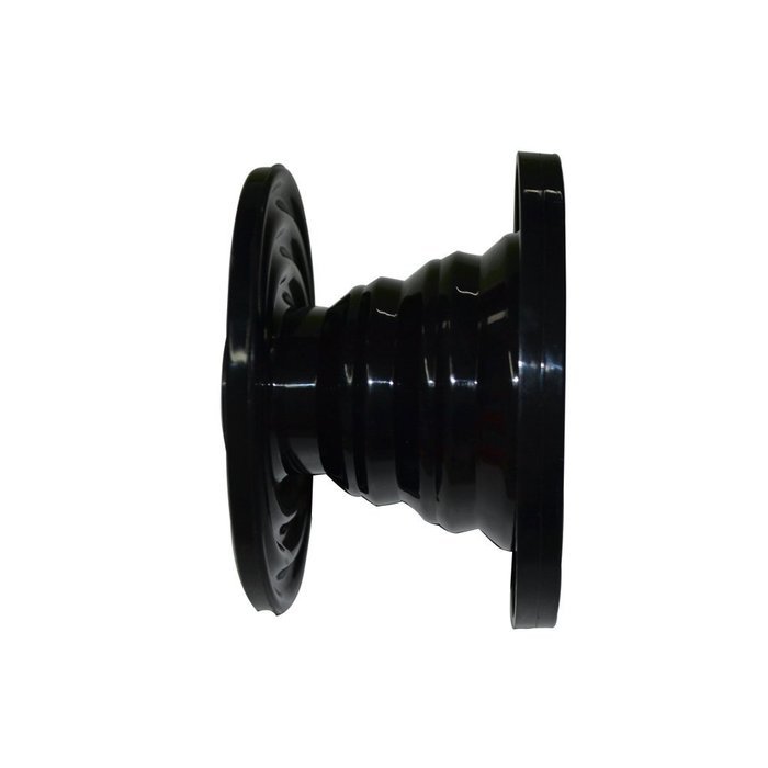 JSS Silicone Coffee Filter Dripper, Food Grade Collapsible Coffee Filter cone with Free Hook (Black) N13