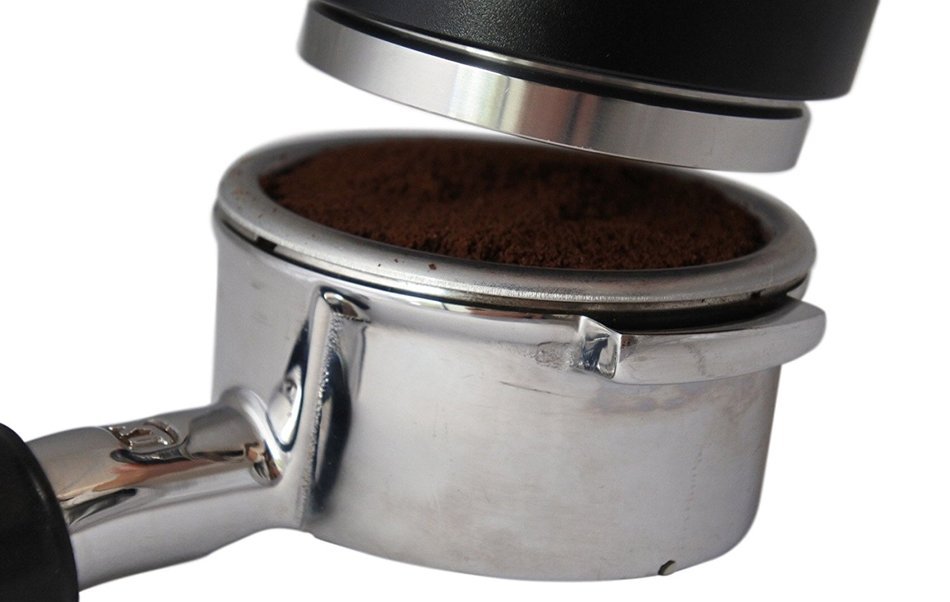 Puck Style Espresso Tamper, Black, 58mm, by Speedwell Coffee N4