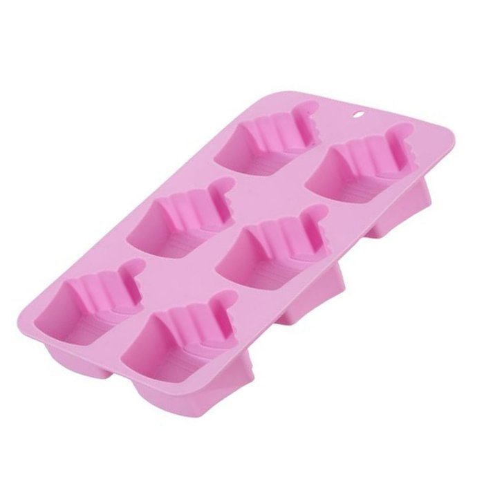 Cupcake w/ Hearts Sweetheart Silicone Baking Mold