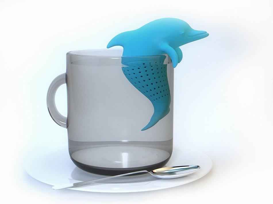 W&Co Tails of the Tea Dolphin Silicone Tea Infuser N5