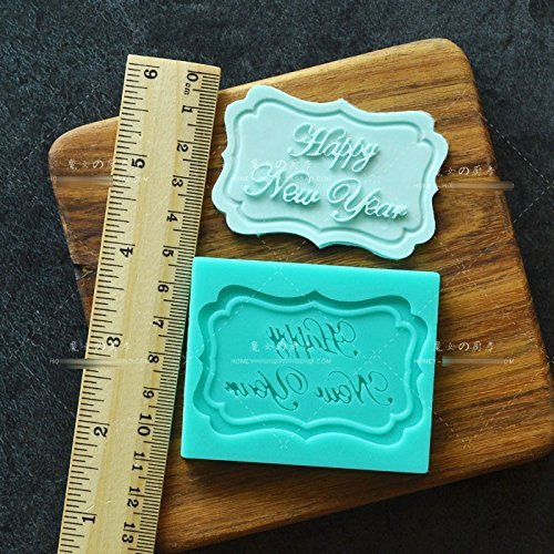 Anyana Silicone Fondant Mould Cake Decorating Tool Chocolate Sugar Craft Happt new year