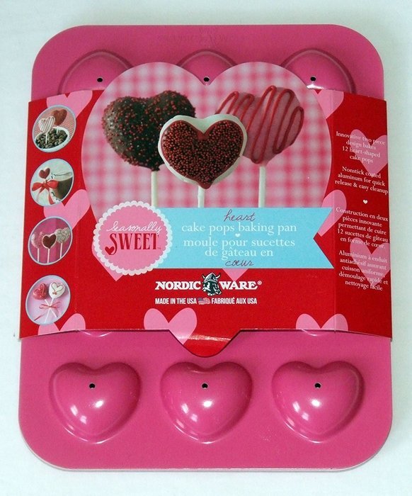 Nordic Ware Heart Cake Pops Bakingg Pan