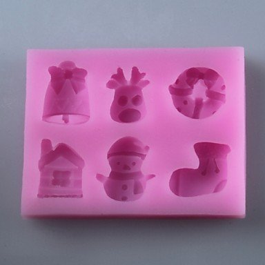 Y&XL&H Christmas Products Fondant Cake Chocolate Silicone Mold, Fondant Cake Chocolate Silicone Mold, Decoration... N3