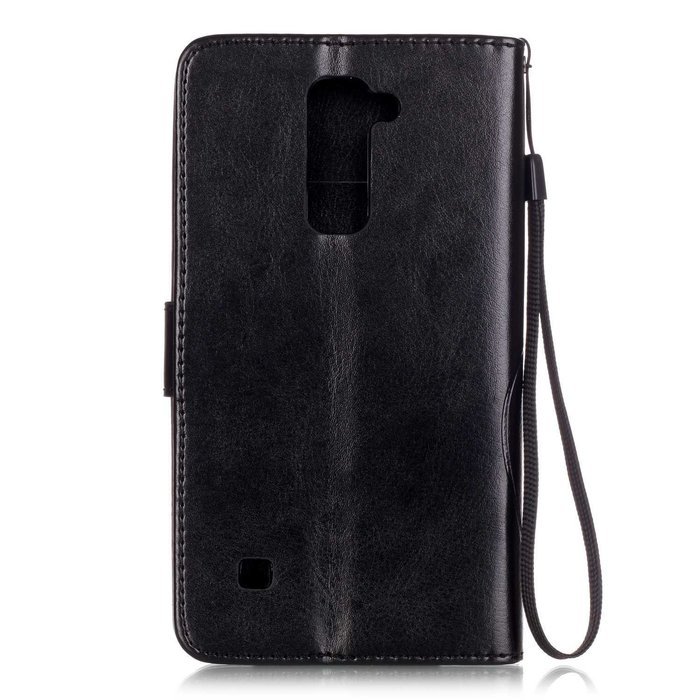 LG Stylus 2 Case,LG G Stylo 2 Case,PHEZEN Bling Rhinestone Diamond Embossed Flower Butterfly PU Leather Wallet... N10
