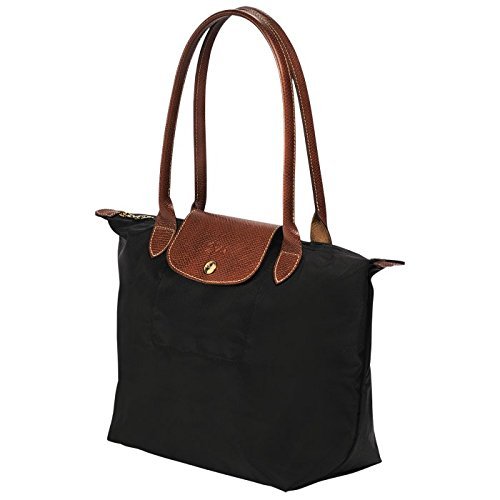 Small tote bag L ( black ) by longchamp paris " LE PLIAGE" 100% authentic original from PARIS FRANCE N2