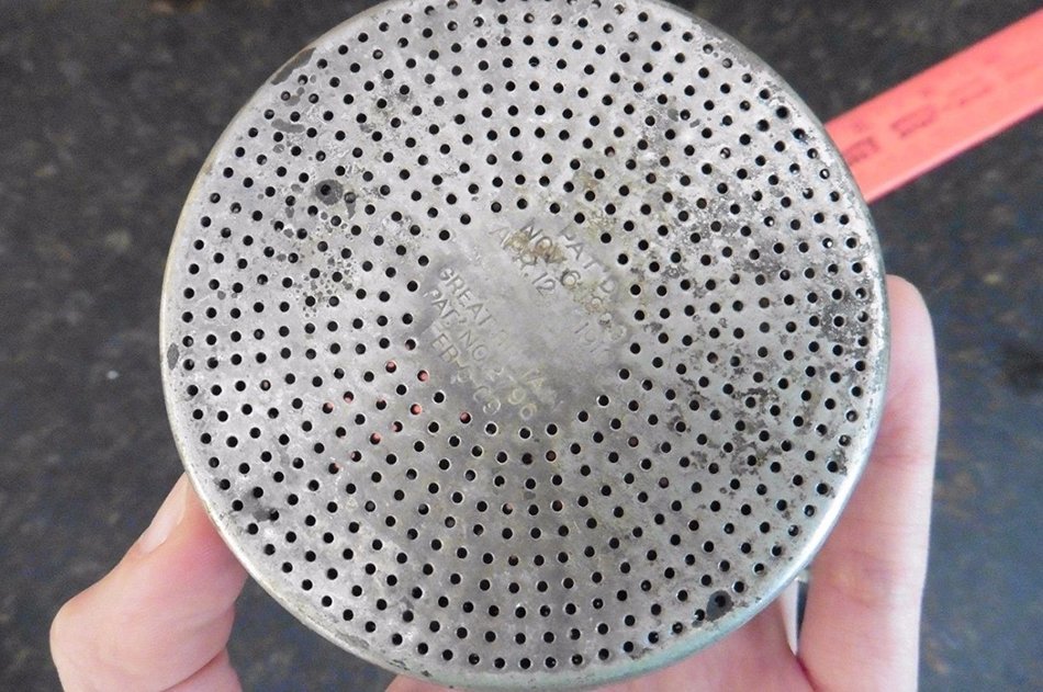 Vintage Teapot Tea Infuse Strainer Steel Loose Leaf Steeper Filter Great Britain N2
