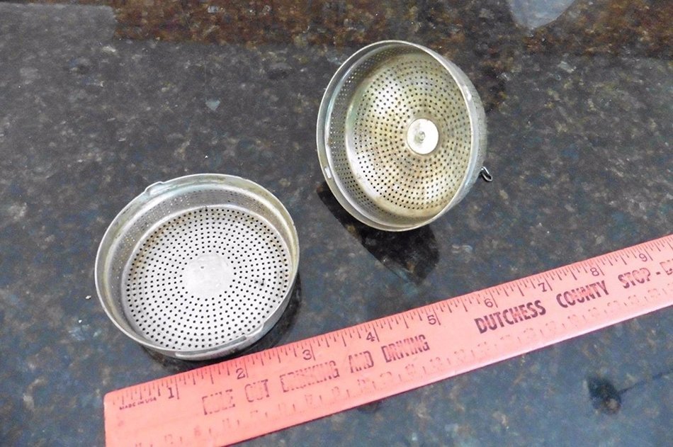 Vintage Teapot Tea Infuse Strainer Steel Loose Leaf Steeper Filter Great Britain N3