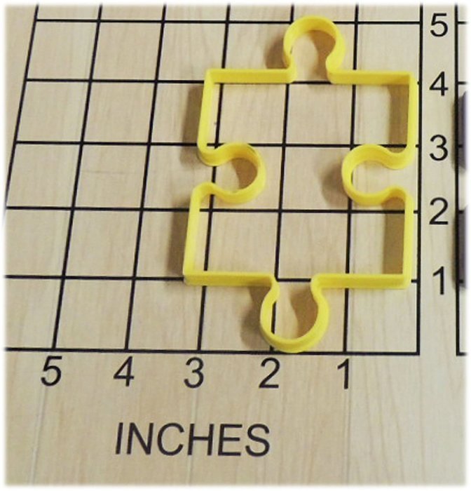 Puzzle Piece Shaped Fondant Cookie Cutter #1118