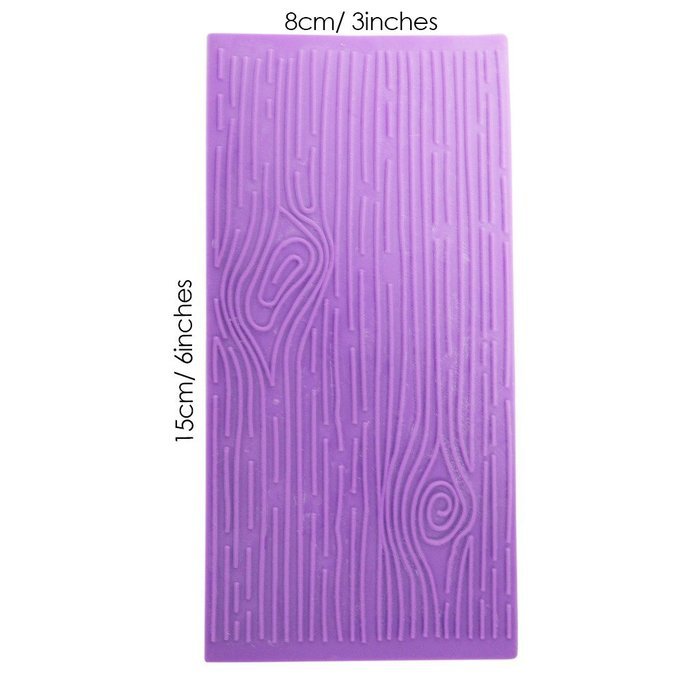 Silicone Embossed Textured Patterned Printing Moulds- Wood, Brick Wall, Cobblestone effects- for Cake Decorating... N3