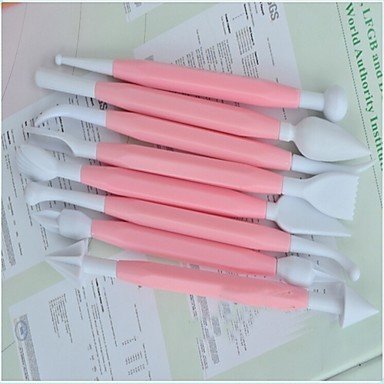 Y&XL&H 8 pcs Flower Modelling Tools Cake Fondant Cookie Sugar Craft Paste Decorating N3