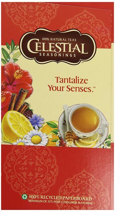 Celestial Seasonings Lemon Zinger Herbal Tea, K-Cup Portion Pack for Keurig K-Cup Brewers, 24-Count N44