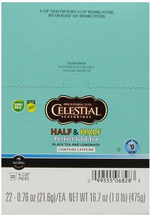 Celestial Seasonings Lemon Zinger Herbal Tea, K-Cup Portion Pack for Keurig K-Cup Brewers, 24-Count N45