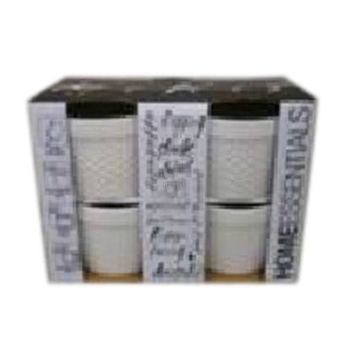 Home Essentials Wht Ess Mini Set OF 4 White 4" Ramekin