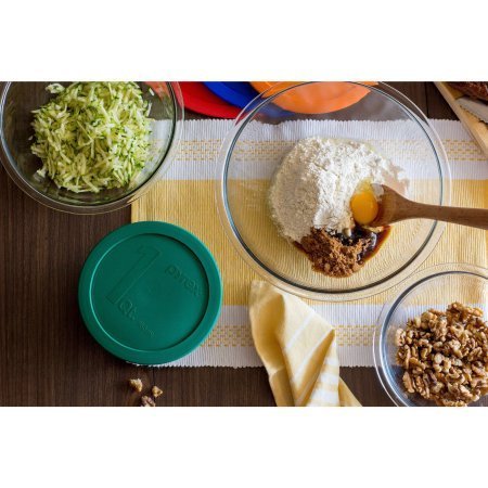 Pyrex 8-Piece Smart Essentials Microwave Safe Mixing Bowl Set N2