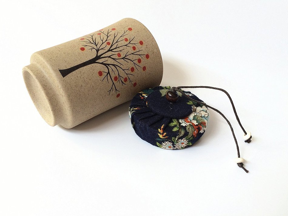 Mini Chinese Ceramic Tea Canister Set Tea Tins Containers Tea Pot / Tea Caddy (CR-1) N14