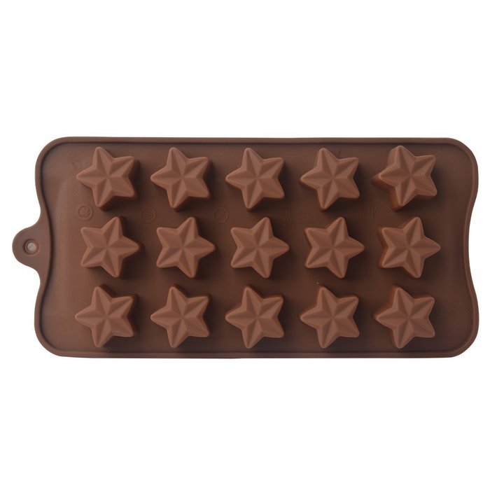 EVTECH(TM) 15 Cavity Star Style Silicone Gel Non Stick Cake Bread Mousse Ice Pudding Mold Chocolate Jelly Candy... N5