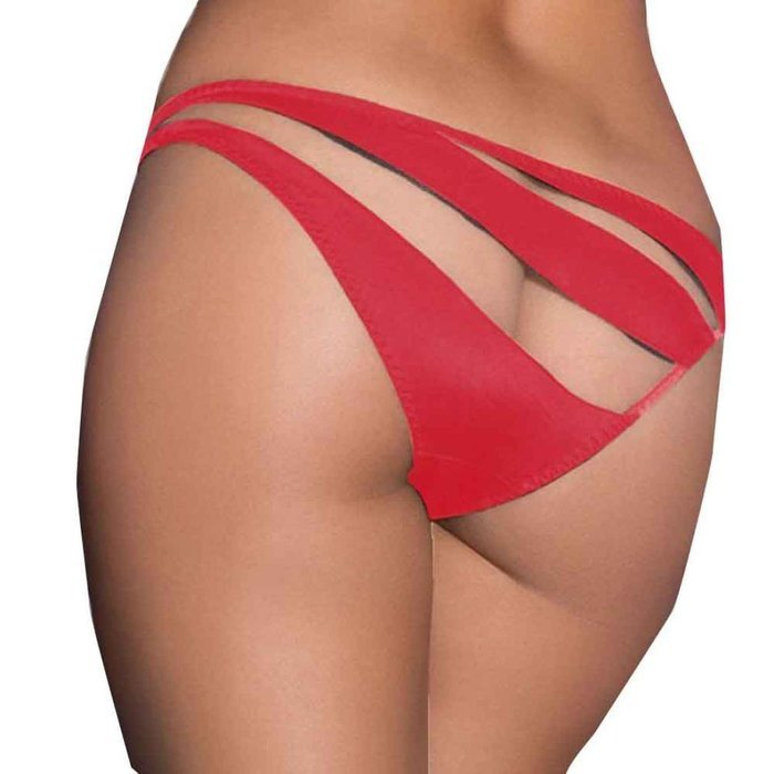 Underwear, PHOTNO Women Bandage Open Crotch Crotchless Panties Thong V-string Lingerie Underwear N6