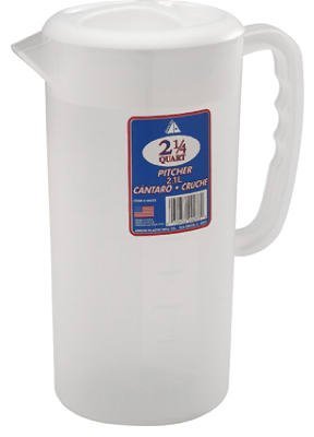Arrow Plastic 233 Frostware Pitcher - 2-1/4 Qt N2