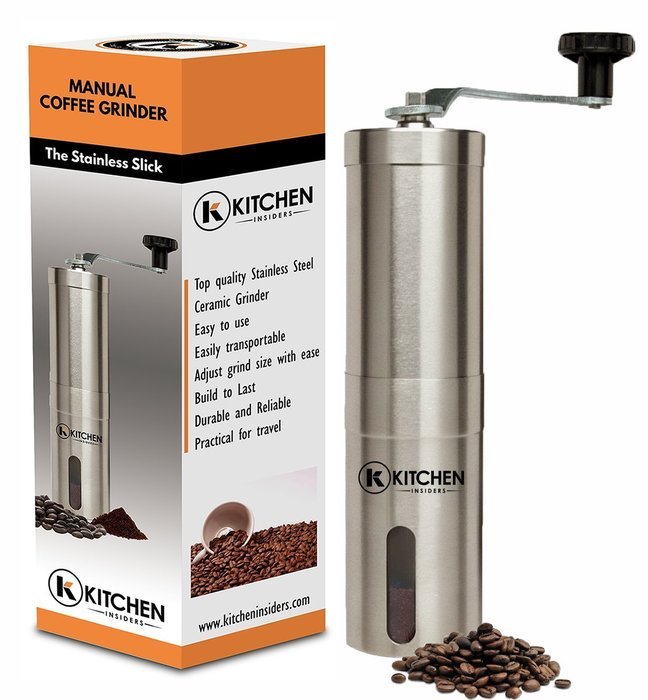 Kitchen Insiders Stainless Steel Manual Coffee Grinder N4
