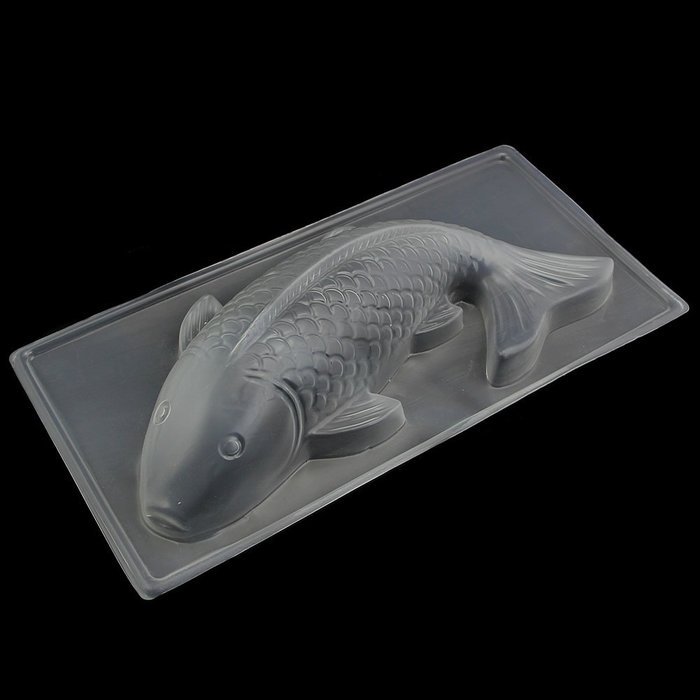 HeroNeo&reg; DIY 3D Koi Fish Plastic Cake Chocolate Mould Jelly Handmade Sugarcraft Mold (Large Koi Fish) N2