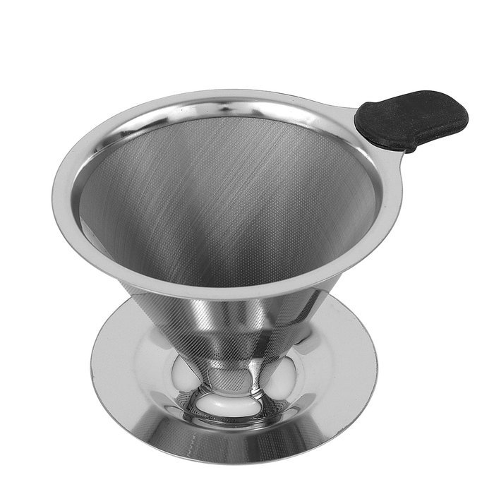 Clever Coffee Dripper &ndash; Personal, Atomic Coffee Brewer Made Of Stainless Steel &ndash; Portable, Paperless Pour Over... N4