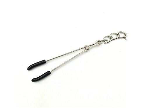 New Bondage Breast Nipple Vaginal Clit Clip Clamp Metal Chain N4