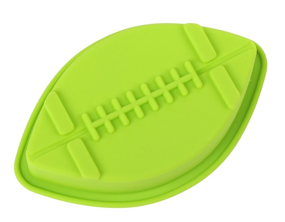 Home Value Colorful Silicone Sports Ball Set" Soccer, Tennis, Baseball, Basketball " Cake Mold, Assorted Colors... N7