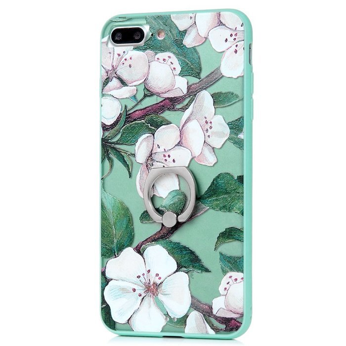 Badalink iPhone 7 Plus Case (5.5") 360 Degree Rotating Ring Holder Kickstand Shockproof Soft TPU Bumper Frame... N29