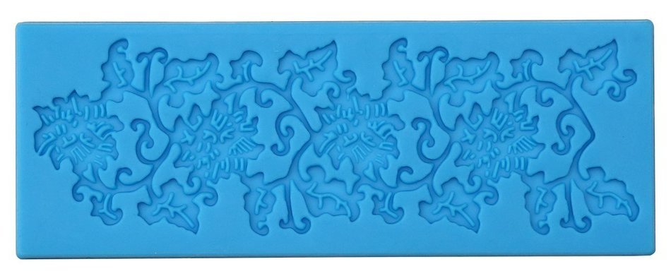 5pc Cake Decorating Molds- Premium Silicone Decoration Molds for Sugarcraft, Fondant, Gumpaste, Resin Mold, Lace... N4