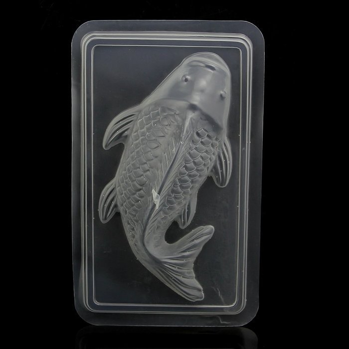 HeroNeo&reg; DIY 3D Koi Fish Plastic Cake Chocolate Mould Jelly Handmade Sugarcraft Mold (Large Koi Fish) N8