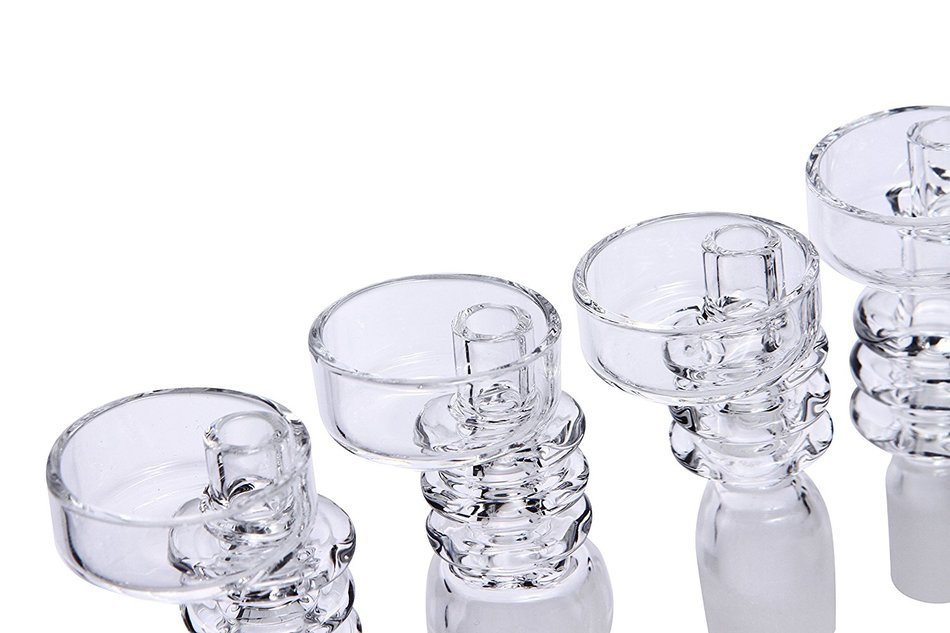MERITOP Wry Neck Quartz Nail with 19mm Male Joint (19mm Male) N6