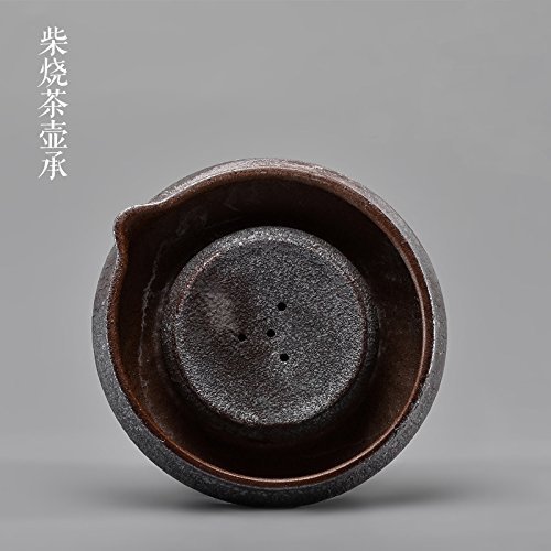 CCWY Burn time rust teapot tea set vintage technology supporting zisha teapot tray tea sea saucer pads,Large square... N2
