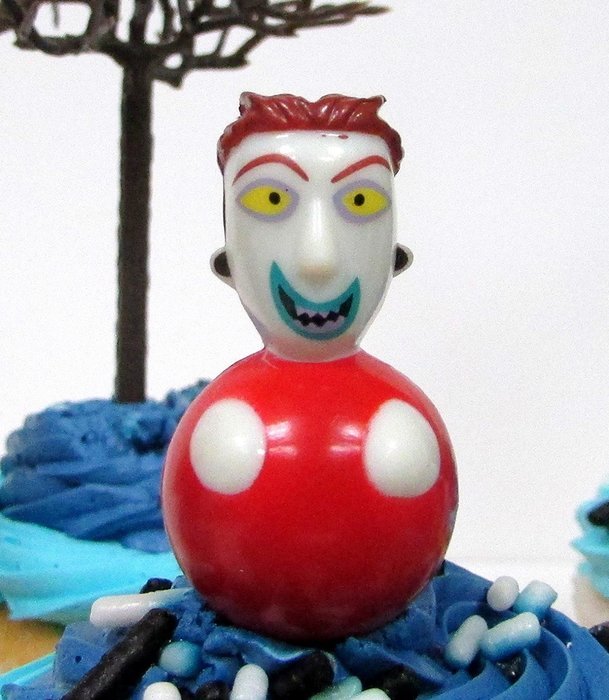 Nightmare Before Christmas Birthday Cupcake Topper Set N5