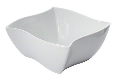American Metalcraft SQVY8 Sqauvy Porcelain Bowl, 76-Ounce, White