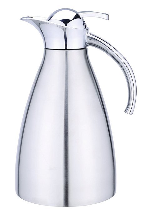 COOX 1.5L Stainless Steel Thermal Carafe Pitcher - Unbreakable Double Wall Vacuum Insulated Jug for Coffee or...