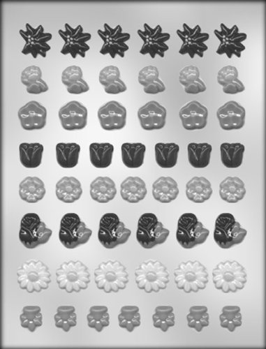 CK Products Mini Flower Lay-ons Chocolate Mold
