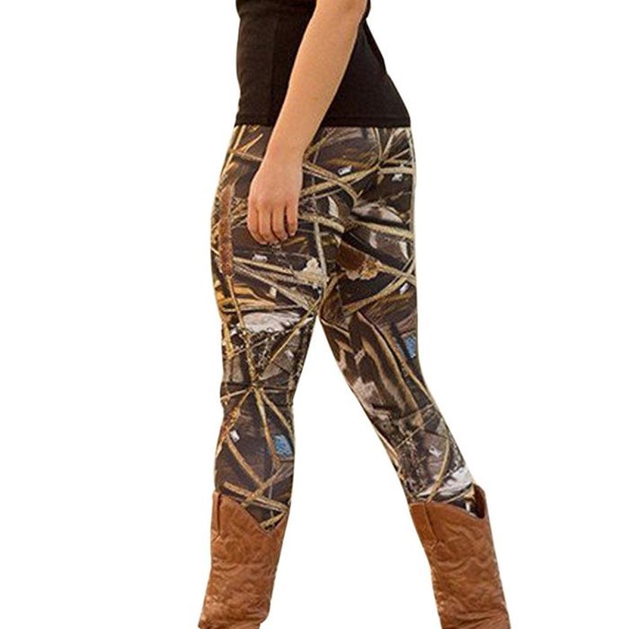 PHOTNO Fashion Women Skinny Printed Stretchy Pants Leggings N43