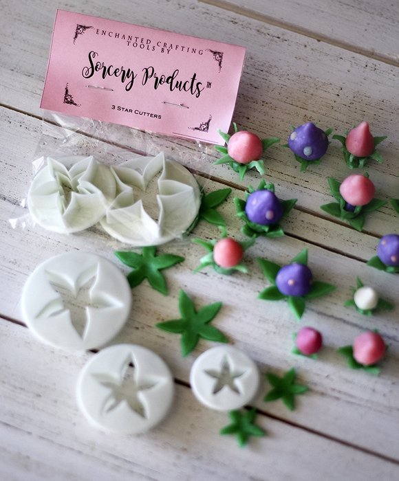 Sorcery Products &trade; (15 Sets / 60 pcs)Fondant Heart Flower Cake Sugarcraft Cookie Mould Icing Plunger Cutter Tool... N3