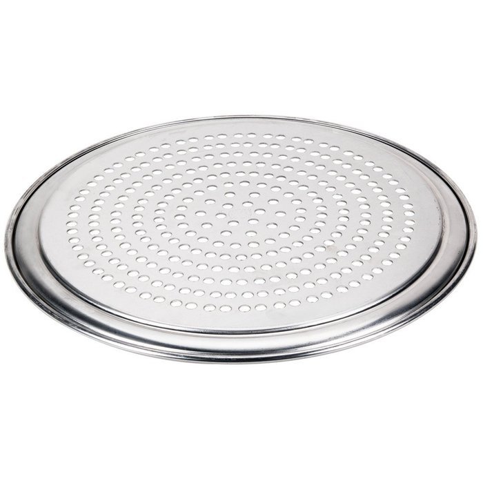 American Metalcraft HATP16SP 16" Super Perforated Heavy Weight Aluminum Wide Rim Pizza Pan N2